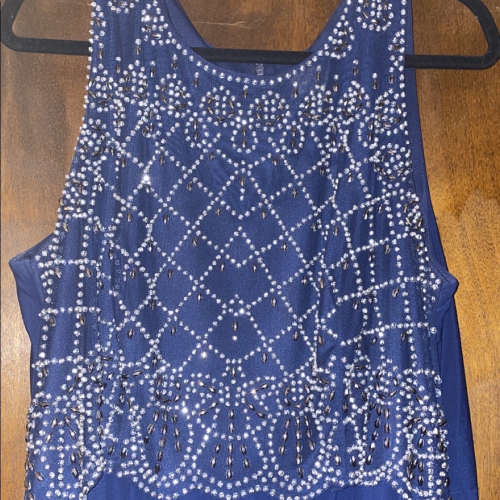 Blue Evening Gown